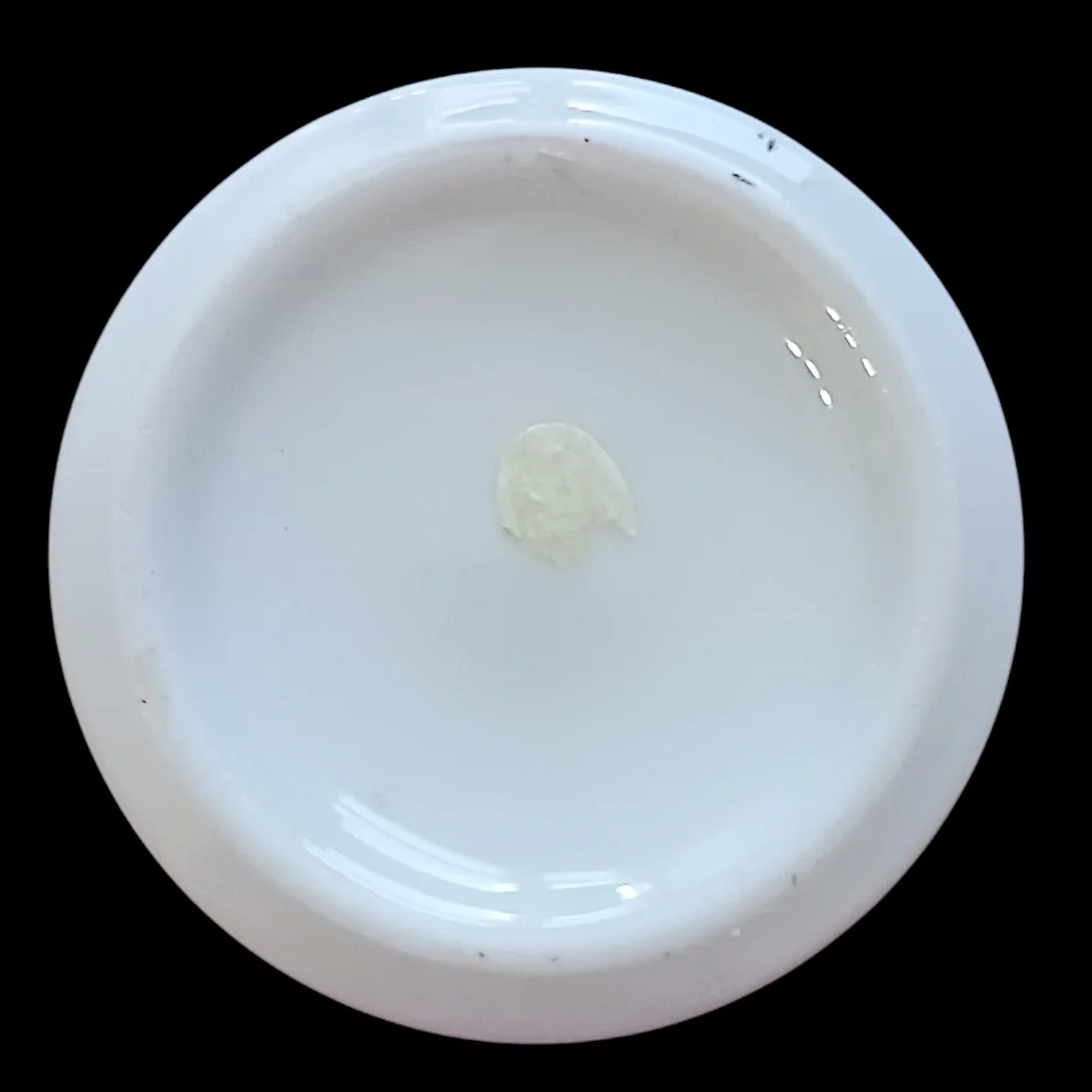 Vintage Hand Painted Floral Trinket Dish Box Lidded‎ Porcelain Lady Bird Johnson